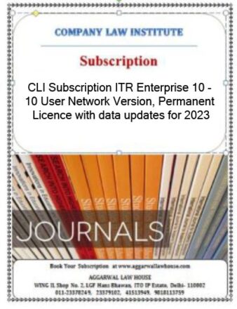 CLI Subscription ITR Enterprise 10 - 10 User Network Version, Permanent Licence with data updates for 2023