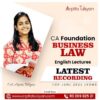 Video Lecture Business Laws For CA Foundation by Arpita Tulsyan Applicable for May 2023 & Nov 2023 Exam Available in Google Drive / Pen Drive
