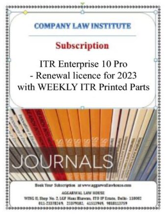 CLI Subscription ITR Enterprise 10 Pro - Renewal licence for 2023 with WEEKLY ITR Printed Parts
