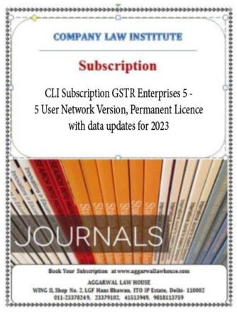 CLI Subscription GSTR Enterprises 5 - 5 User Network Version, Permanent Licence with data updates for 2023