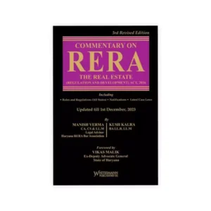 Whitesmann Commentary on RERA The Real Estate ( Regulation and Development ) Act 2016 (Set of 2 Vols) by Manish Verma & Kush Kalra Edition 2024