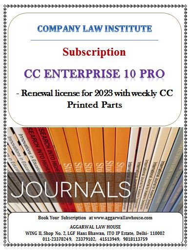 CLI DVD Subscription CC Enterprises10 Pro - Renewal licence for 2023 with weekly CC Printed Parts