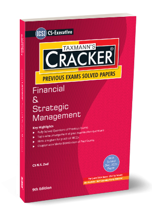 Taxmann Cracker Financial & Strategic Management for CS Executive (Old Syllabus) by NS ZAD Applicable for June 2024 Exams