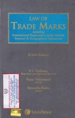 LexisNexis Law of Trade Marks by K C KAILASAM & RAMU VEDARAMAN Reprint Edition 2026