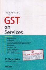 Taxmann's GST on Services by MOHD. SALIM Edition 2017