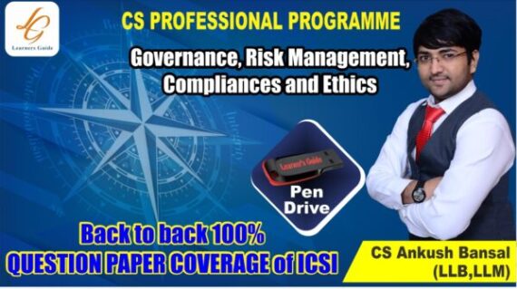 AB Video Lecture Governance Risk Management Compliance And Ethics For CS Professional New Syllabus by Ankush Bansal Applicable for December 2021 and June 2022 Exam Available in Google Drive / Pen Drive / Android