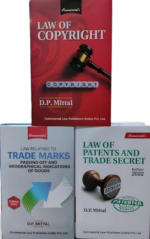 Commercial's Trade Marks, Law of Copyright & Patents and Trade Secret (3 Books Combo Set) by D P Mittal Edition 2022