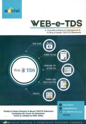 Webtel WEB-e-TDS FY 2025-26
