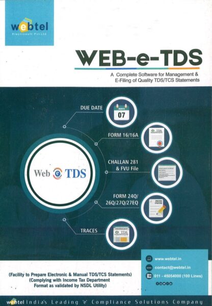 Webtel WEB-e-TDS FY 2024-25