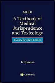 LexisNexis MODI A Taxtbook of Medical Jurisprudence and Toxicology by K KANNAN Edition 2023
