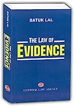 Central Law Agency The Law of Evidence by Batuk Lal Edition 2023