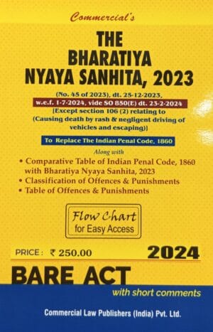 COMMERICAL'S THE BHARATIYA NYAYA SANHITA 2023-24