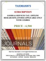 Taxmann's Online Subscription on Goods & Services Tax Offline Research Platform Applicable Only with Combos Edition 2021