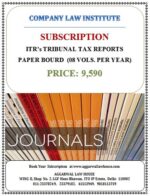 CLI ITR Tribunal Tax Reports Paper Bound (8 vols. per year) Edition 2021