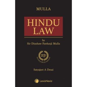 LexisNexis Hindu Law by Sir Dinshaw Fardunji Mulla Edition 2024