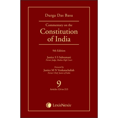 LexisNexis Durga Das Basu Commentary on The Constitution of India
