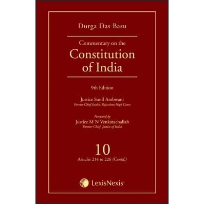 LexisNexis Durga Das Basu Commentary on The Constitution of India
