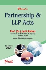 Bharat Partnership & LLP Acts by Jyoti Rattan Edition 2024