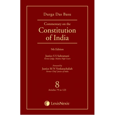 LexisNexis Durga Das Basu Commentary on The Constitution of India