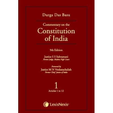 LexisNexis Durga Das Basu Commentary on The Constitution of India