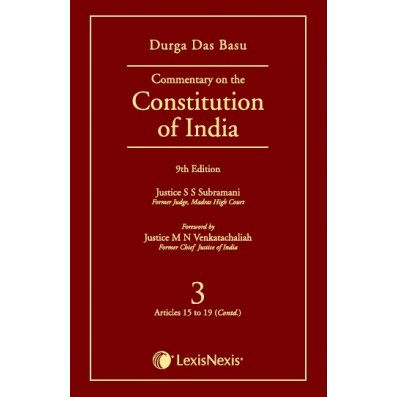 LexisNexis Durga Das Basu Commentary on The Constitution of India