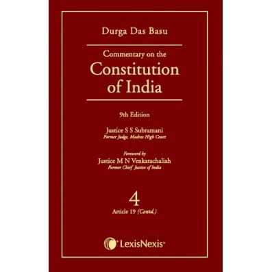LexisNexis Durga Das Basu Commentary on The Constitution of India