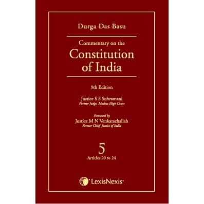 LexisNexis Durga Das Basu Commentary on The Constitution of India