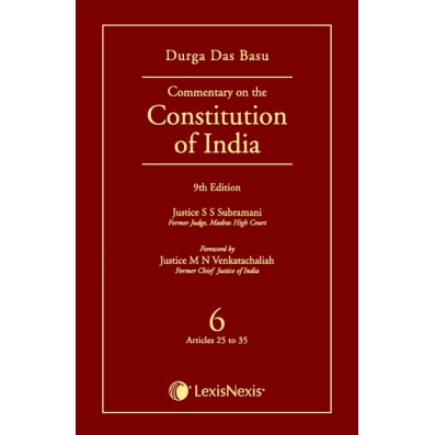 LexisNexis Durga Das Basu Commentary on The Constitution of India