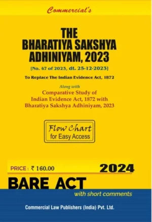 Commercial Bare Acts The Bharatiya Sakshya Adhiniyam 2023 Edition 2024