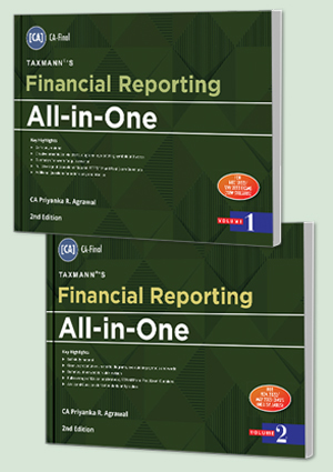 Taxmann Financial Reporting All-in-One for CA Final New Syllabus ( Set of 2 Vols ) by Priyanka R Agrawal Applicable for Nov 2022 / May 2023Exams