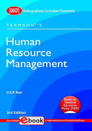 Taxmann's Human Resource Management UCGF For B.com & B.com Hons by V.S.P RAO 3rd Edition 2023