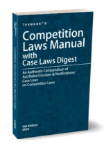 Taxmann Competition Laws Manual With Case Laws Digest Edition 2024