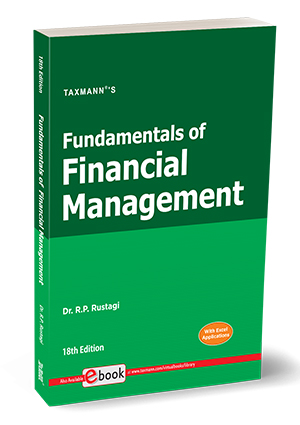 Taxmann's Fundamentals of Financial Management with Excel Applications for B.COM (HONS) by RP RUSTAGI Edition June 2023