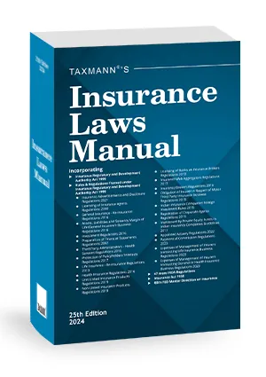 Taxmann Insurance Laws Manual Edition 2024
