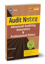 Taxmann Audit Notes Advanced Auditing Assurance & Professional Ethics for CA Final by Pankaj Garg Applicable For May 2024 Exam