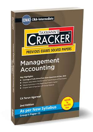 Taxmann Cracker Management Accounting for CMA Inter (New Syllabus) by Tarun Agarwal Applicable For June 2024 Exams