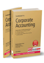 Taxmann Corporate Accounting for B.COM (H) Set of 2 Vols by BHUSHAN KUMAR GOYAL Edition 2024