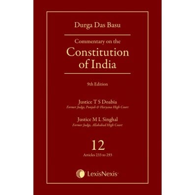 LexisNexis Durga Das Basu Commentary on The Constitution of India