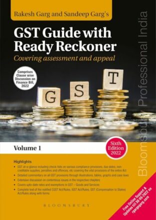 Bloomsbury GST Guide with Ready Reckoner ( Set of 2 Vols ) by RAKESH GARG & SANDEEP GARG Edition February 2022