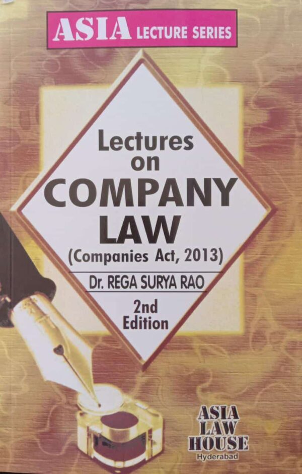 Asia's Lectures on Company Law by REGA SURYA RAO Edition 2023