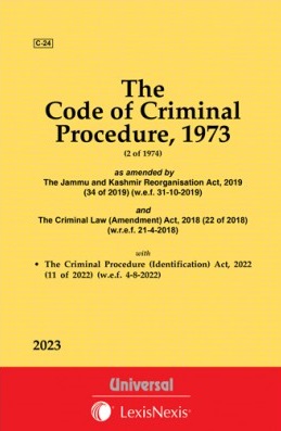 Universal Bare Act The Code of Criminal Procedure, 1973 Edition 2024