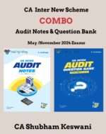 BB Virtuals CA Inter Combo Audit Notes and Question Bank New Scheme CA Shubham Keswani Applicable May 2024 Exam