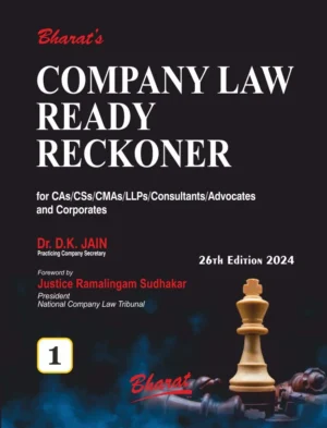 Bharat Company Law Ready Reckoner (Set of 2 Vols) by DK JAIN Edition 2024