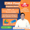 Video Lecture Strategic Cost Management – Decision Making Regular Batch For CMA Final Paper-15 by Sanjay Aggarwal Applicable for May 2022 & Nov 2022 Onwards Exam Available in Google Drive / Pen Drive