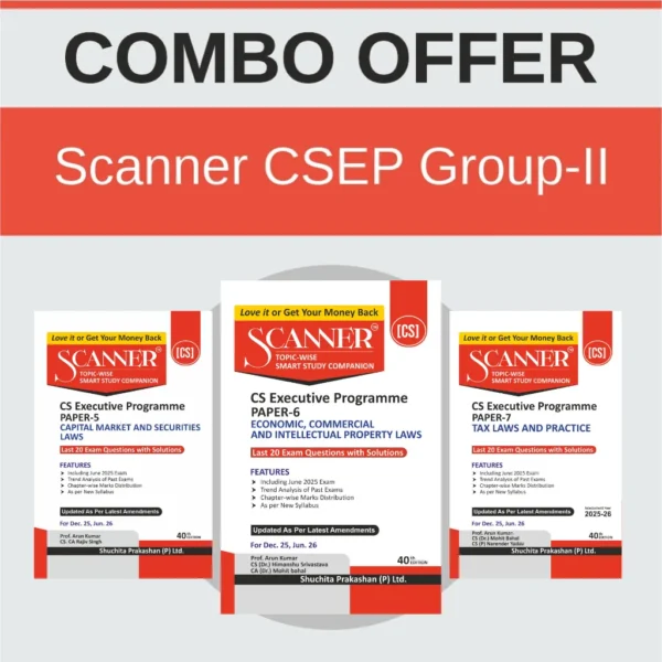 Shuchita Solved Scanner CS Executive Scanner Group-2 (Paper 5,6,7) Dec 25 Exam