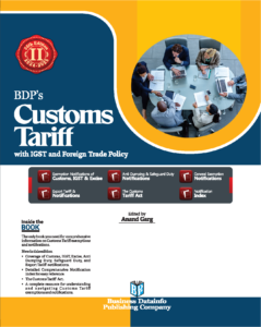 BDP Customs Tariff with IGST and Foreign Trade Policy (Set of 3 Vols) By Anand Garg Edition 2024
