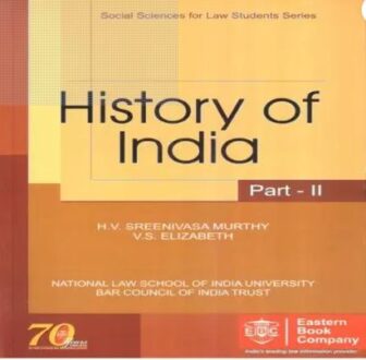 EBC History of India - Part II by H.V. Sreenivasa Murthy Edition 2021