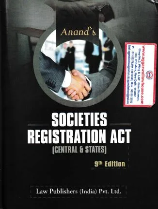 Law Publishers Societies Registration Act ( Central & States ) by Anand's Edition 2024