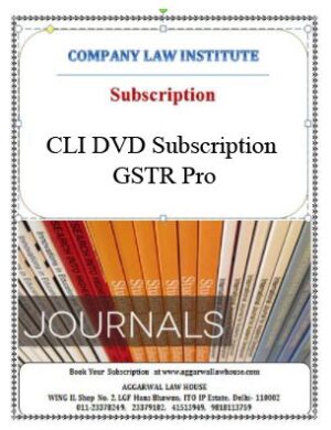 CLI DVD Subscription GSTR Pro - Renewal Licence for GSTR Professional valid for 2023 WITH WEEKLY GSTR Printed Parts