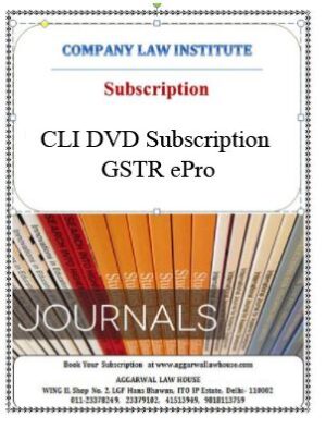 CLI DVD Subscription GSTR ePro - GSTR xPro renewal with licence to also use any one web product of your choice for the year 2023 (select any one from web products 7,8,16,22)